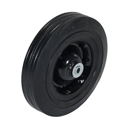 Vestil Rubber Wheel 10x2.5 1/2" Bearing WHL-HR-10X2.5-1/2